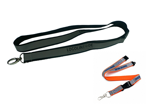 Werbeartikel Reflektierendes Lanyard / Schlüsselband