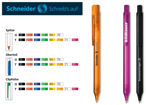 Werbeartikel Schneider Essential Kugelschreiber