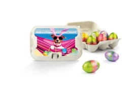 Werbeartikel  Oster-Sixpack Mini-Eierkarton