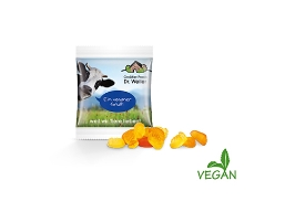 Werbeartikel  Vegan-Fruchtgummi Minitüte