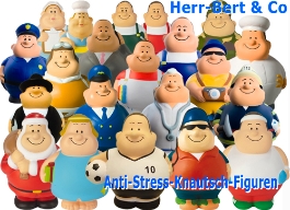 Werbeartikel  Herr Bert (Knautschfigur)