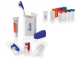 Werbeartikel  Reisezahnbürste, Zahnpflege-Set
