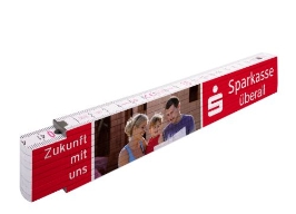 Werbeartikel  Zollstock von Stabila (Holzgliedermaßstab, 2m)