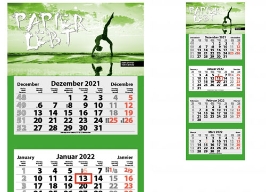 Werbeartikel  4-Monats-Kalender Quatrus-Light-Plus, Druck CMYK