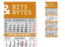 Werbeartikel  4-Monatskalender Quatrus-Ringwire