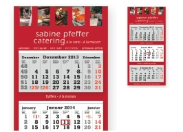 Werbeartikel  3-Monats-Kalender Tres+