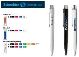Werbeartikel  Schneider K1 Kugelschreiber, mit der Qualitätsmine